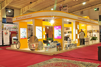 غرفه شرکت تجارتی سنمار -  نمایشگاه بین المللی اصفهان - غرفه های نمایشگاهی